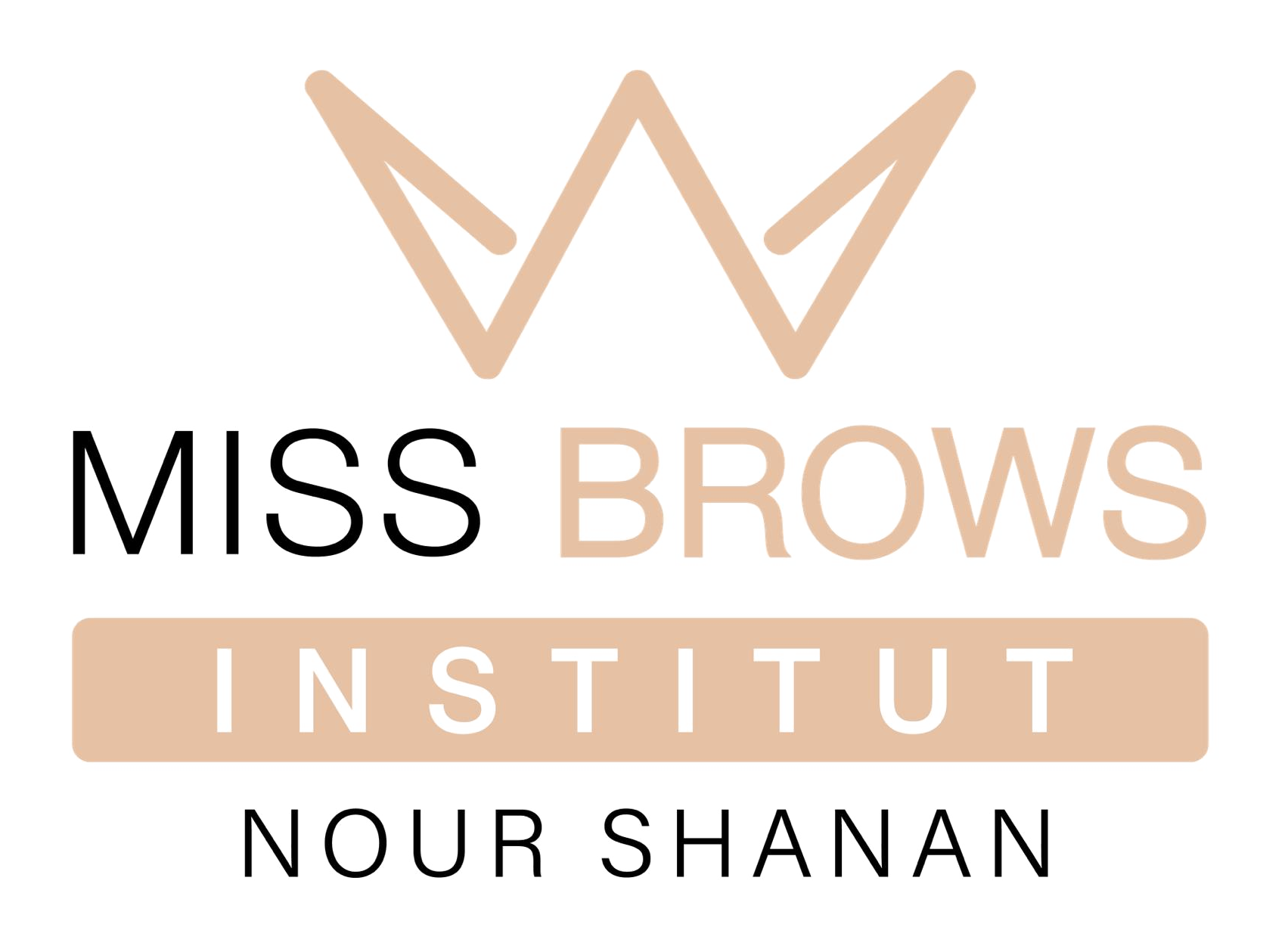 Miss Brows Institut Partnerlogo, transparenter Hintergrund